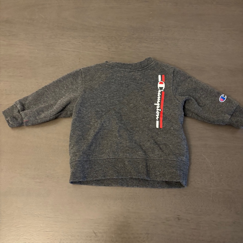 Baby Gray Champion Sweat Shirt Size 6/9 Months